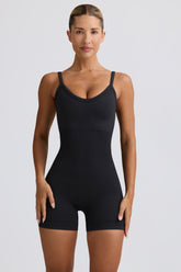 Super Sculpt Seamless Unitard in Black